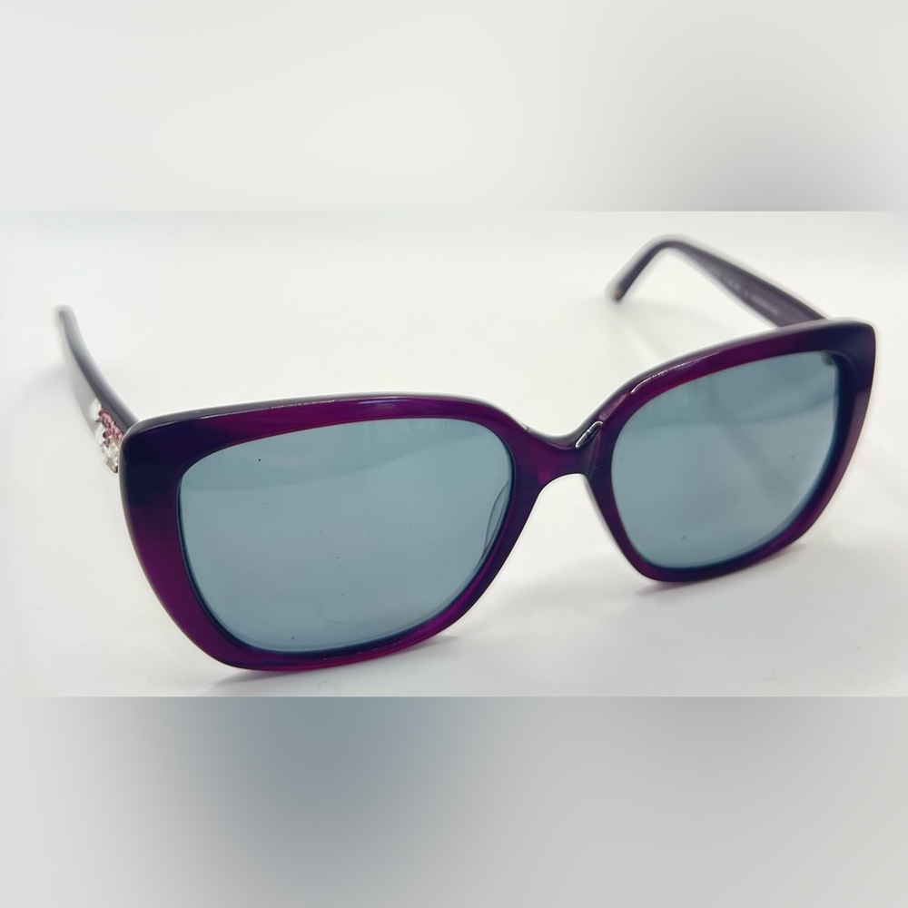 Jimmy Crystal JCS100 Purple Oval Sunglasses Frames Only
